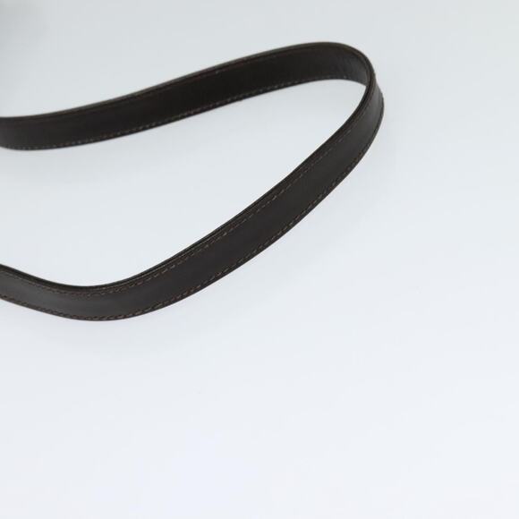 GUCCI Shoulder Bag Leather Brown Gold Silver - Picture 7 of 16